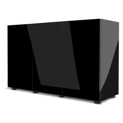 Obrázok GLOSSY skrinka 150x50x70cm čierna