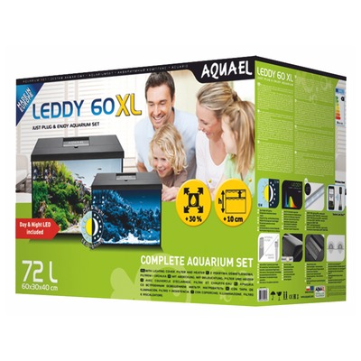 AQUARIUM SET LEDDY 60 XL D&N 60x30x40cm