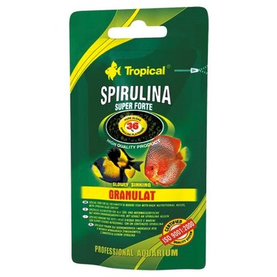 Obrázok TROPICAL-Super Spirulina Forte granulát 36% 30g doypack