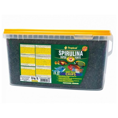 Obrázok TROPICAL-SpirulinaForteChips 36% 5L/2,6kg