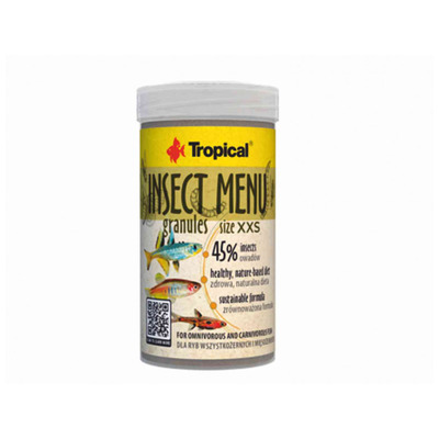 TROPICAL - INSECT MENU GRANULES  XXS 100ml/64g