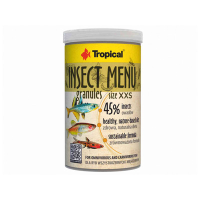 TROPICAL - INSECT MENU GRANULES  XXS 1000ml/640g