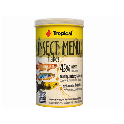 TROPICAL - INSECT MENU FLAKES 1000ml/200g