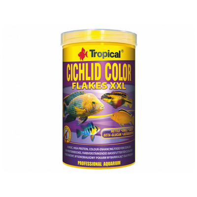 Obrázok TROPICAL-Cichlid colour flake 1000ml/160g  XXL