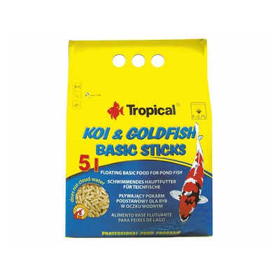 Obrázok TROPICAL-POND Koi-Goldfish Basic sticks 5L