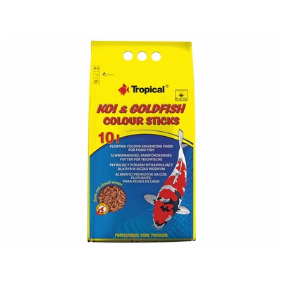 Obrázok TROPICAL-POND Koi-goldfish Colour sticks 10L