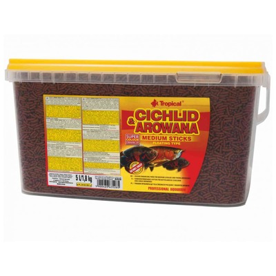 TROPICAL-Cichlid Arowana Medium Sticks 5L/1,8kg