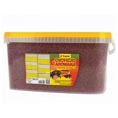 TROPICAL-Cichlid Arowana Medium Sticks 10L/3,6kg