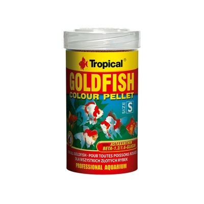 TROPICAL-GoldfishColour Pellet S 250ml/110g