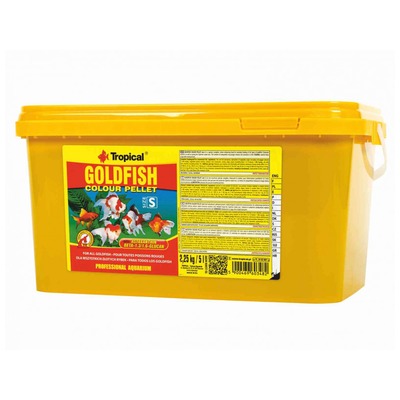 TROPICAL-GoldfishColour Pellet S 5L/2,25kg