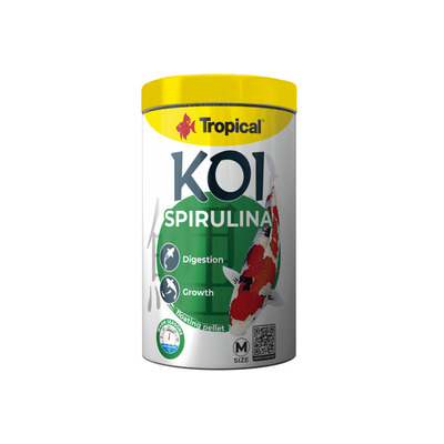 TROPICAL- KOI SPIRULINA PELLET M 1000ml/320g