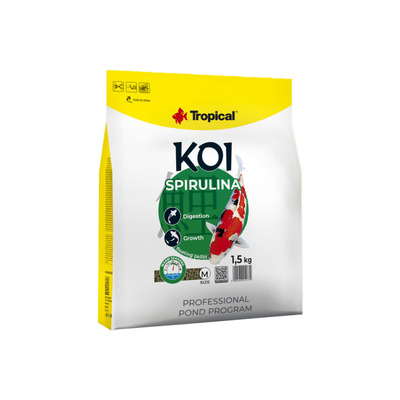 TROPICAL- KOI SPIRULINA PELLET M 5L/1,5kg