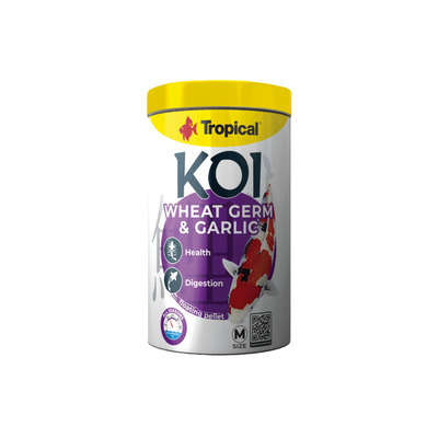TROPICAL- KOI GERM&GARLIC PELLET M 1000ml/320g