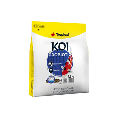 TROPICAL- KOI PROBIOTIC PELLET M 5L/1,5kg