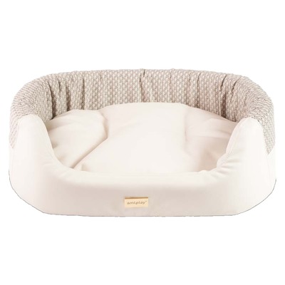 Ležadlo MORGAN Ellipse 2in1 M 64(x)x55(y)x19(h)cm biele