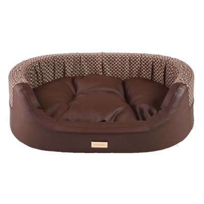 Ležadlo MORGAN Ellipse 2in1 M 64(x)x55(y)x19(h)cm hnedé