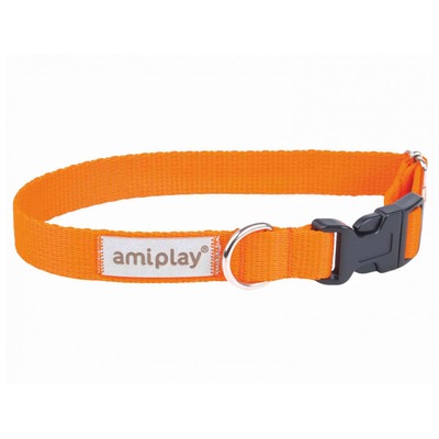 Obojok Samba XL 45-70cm x 2,5cm oranžový Amiplay