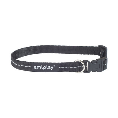 Obojok Reflective S 20-35cm x 1cm čierny