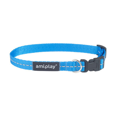 Obojok Reflective S 20-35cm x 1cm modrý