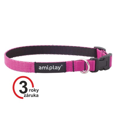 Obojok TWIST L 35-50cm x 2cm ružový