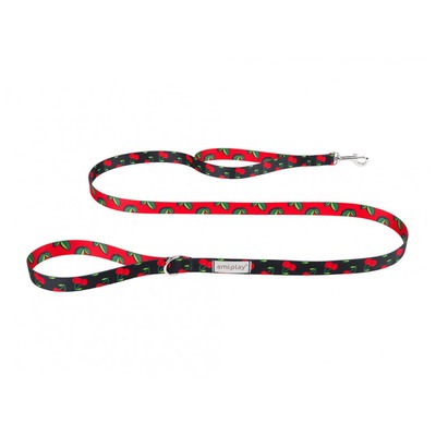 Voditko Be Happy L 150cm x 2,5cm cherry Amiplay