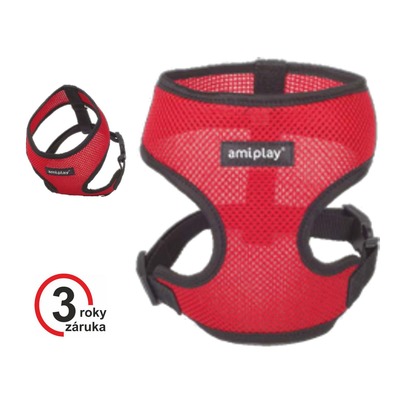 Postroj Scout Air S max 28 [c] x 33-48 [d] cm červený