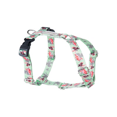 Postroj Be Happy M 25-40 [b] 35-55 [d] x 2cm flamingo Amiplay