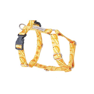 Postroj Be Happy L 35-60 [b] 50-75 [d] x 2,5cm banana Amiplay