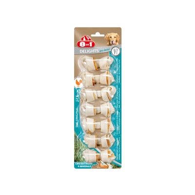 8in1 Dental Delights Bones XS 7ks