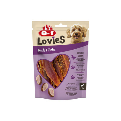 8in1 Lovies Duck Fillets 80g
