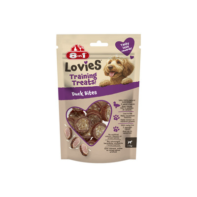 8in1 Lovies Training Treats Duck Bites 90g 