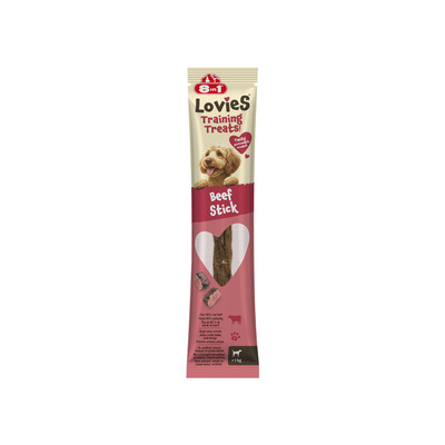 8in1 Lovies Training Treats Beef Stick 15g