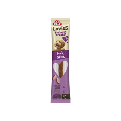 8in1 Lovies Training Treats Duck Stick 15g