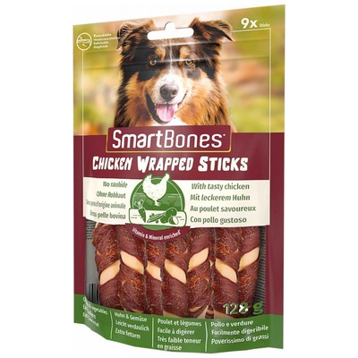 SmartBones Chicken Wrap Sticks Mini 9ks