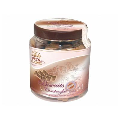 LOLOPETS sušienky kosti čokoladové M 210g