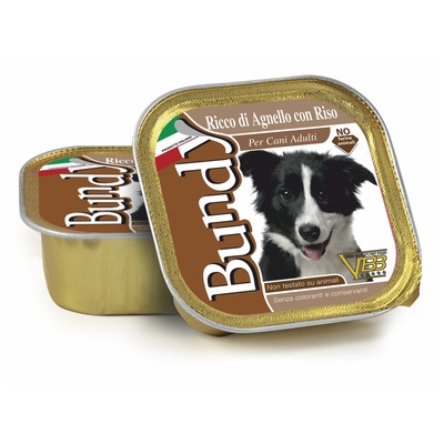 BUNDY DOG konzerva pre psov paté 150g jahňa/ryža