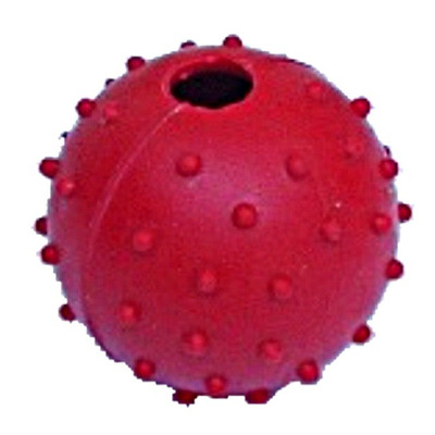 Obrázok Lopta guma 5cm s výstupkami+roľnička