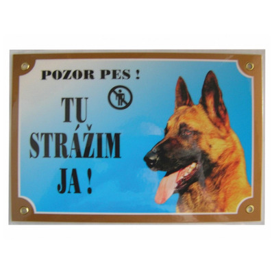 Tabuľka Belgický ovčiak