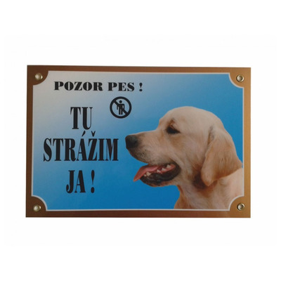 Tabuľka Zlatý retriever