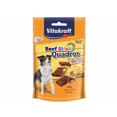 Obrázok VITAKRAFT-Beef Stick Quadros pre psov syr 70g