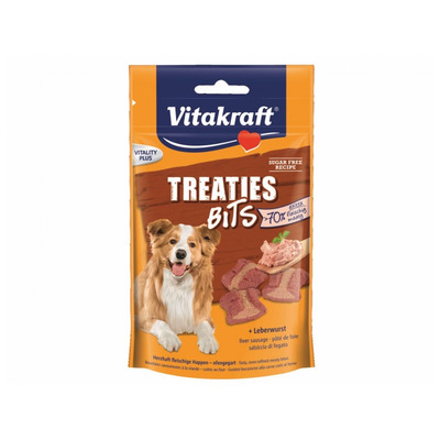 Obrázok VITAKRAFT-Treaties Bits pre psov pečeň 120g