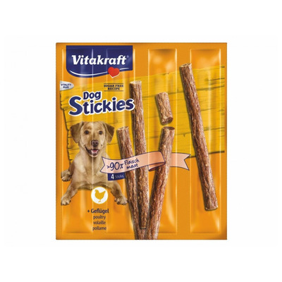 Obrázok VITAKRAFT-Dog Stickies hydinové 4x11g