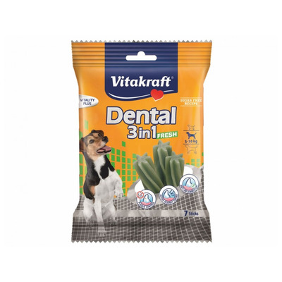 VITAKRAFT-Dental Sticks 3in1 FRESH S
