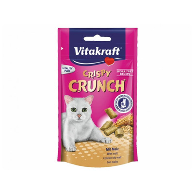 Obrázok VITAKRAFT-Crispy Crunch Malt pre ľahšie vylučovanie prehltnutej srsti 60g