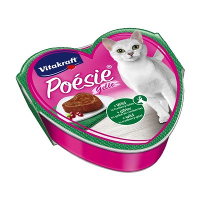 VITAKRAFT- Poésie zverina a brusnice v želé 85g