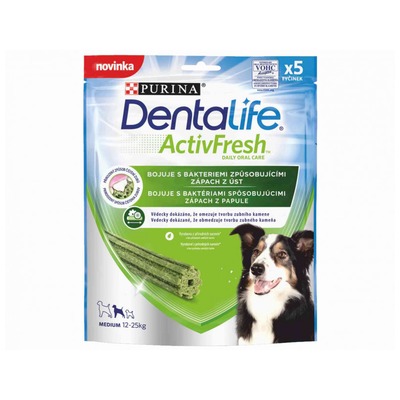 Obrázok DENTALIFE ACTIVFRESH MEDIUM 5ks 115g pre psov 12-25 kg