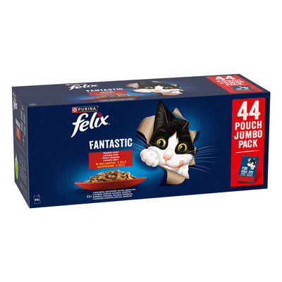 FELIX Fantastic Multipack 44x85g hovädzie/kura/kačica/jahňacie v želé