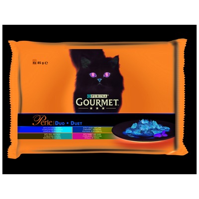 Kapsička GOURMET PERLE Mäsové DUO 4x85g
