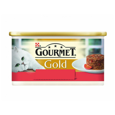 Obrázok Konz. GOURMET GOLD Savoury Cake s hovädzím a rajčinou 85g