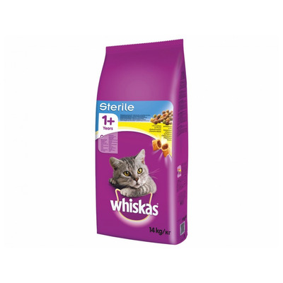 Obrázok WHISKAS granule pre kastrované mačky 14kg 